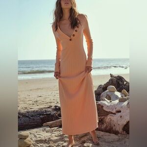 Free People Maxi Dress in BURNT ORANGE 60 inches long